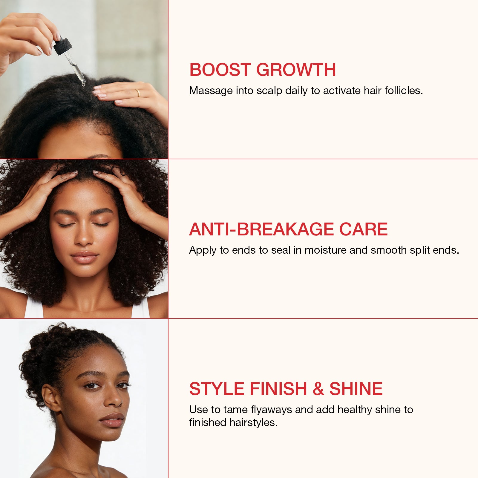 Hair Growth Oil for Curly, Coily & Textured Hair