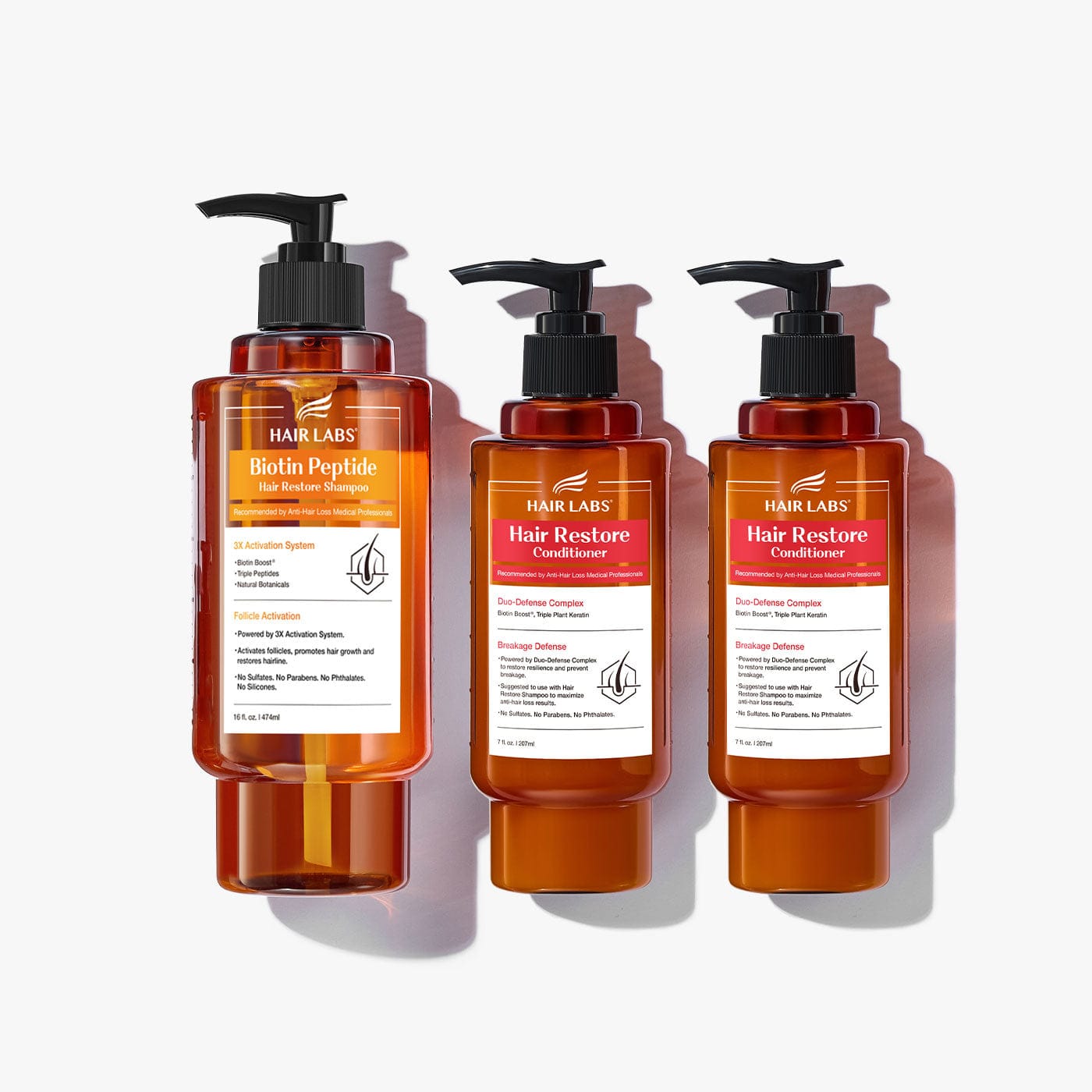 dht-blocking-products Hair regrowth treatment Biotin Peptide Shampoo and Conditioner Bundle
