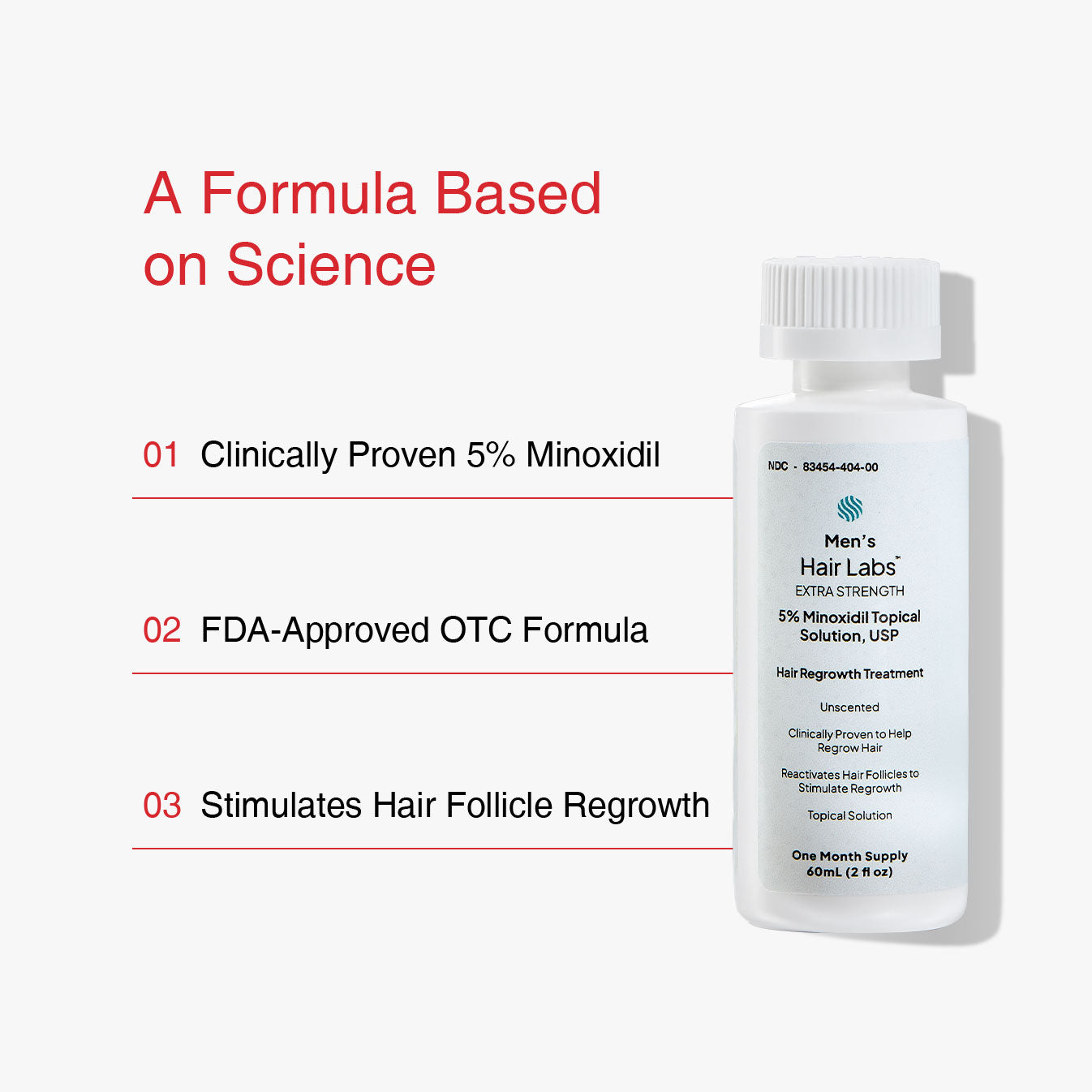 Minoxidil - Men's Topical Hair Regrowth Treatment