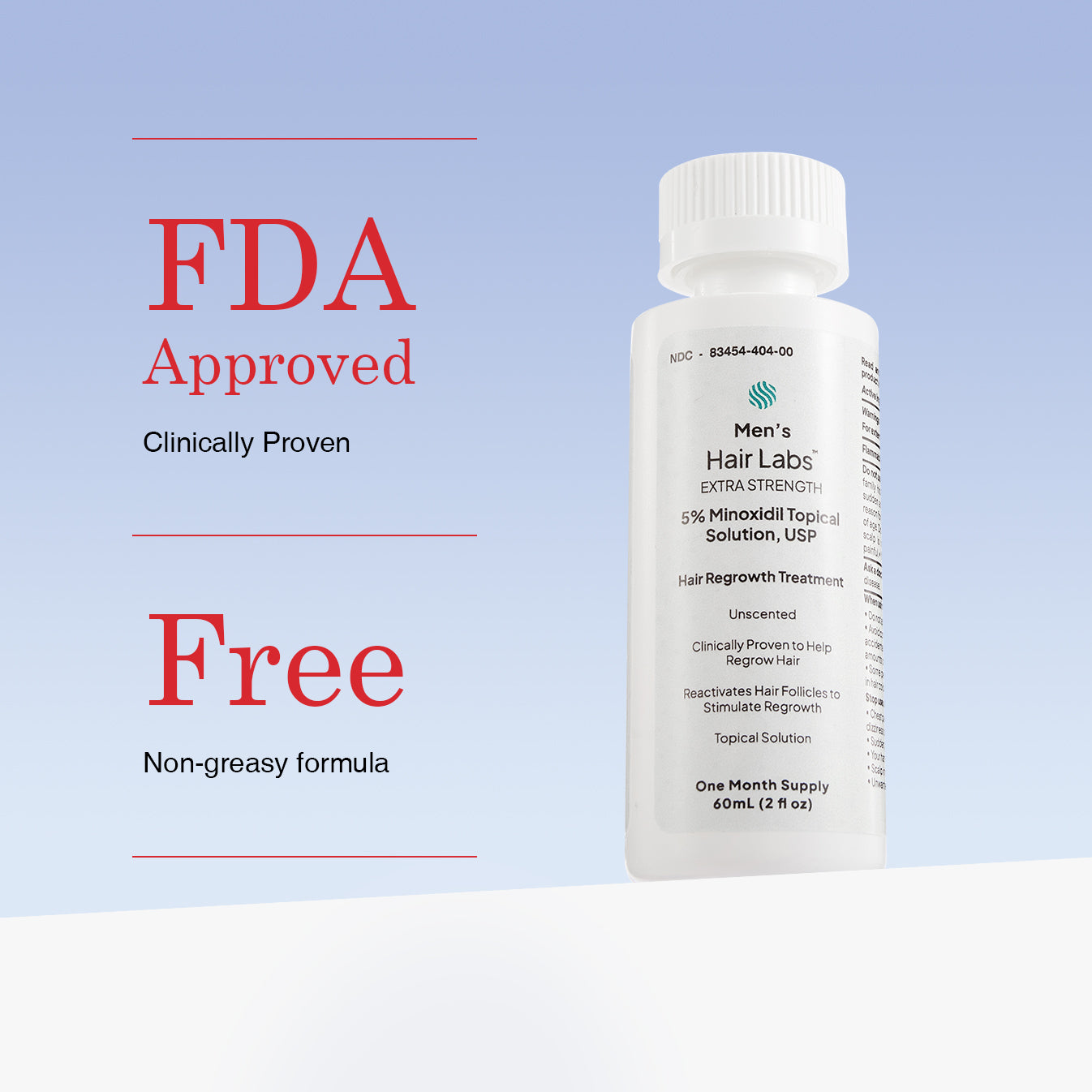 Minoxidil - Men's Topical Hair Regrowth Treatment
